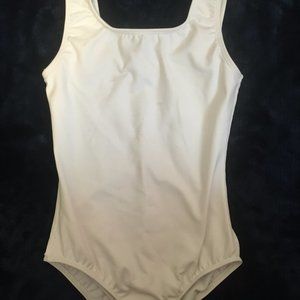 White leotard- girls 4-6T